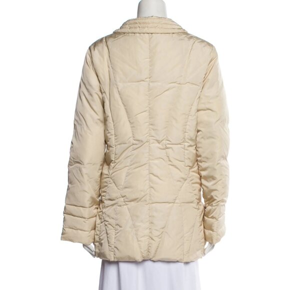 Moncler Down Coat Packable Cream Jacket EUC - Picture 3 of 11